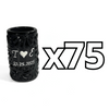 TEQUILERO PERSONALIZADO MIK SUPER BLACK INICIALES Y FECHA CON CORAZON
