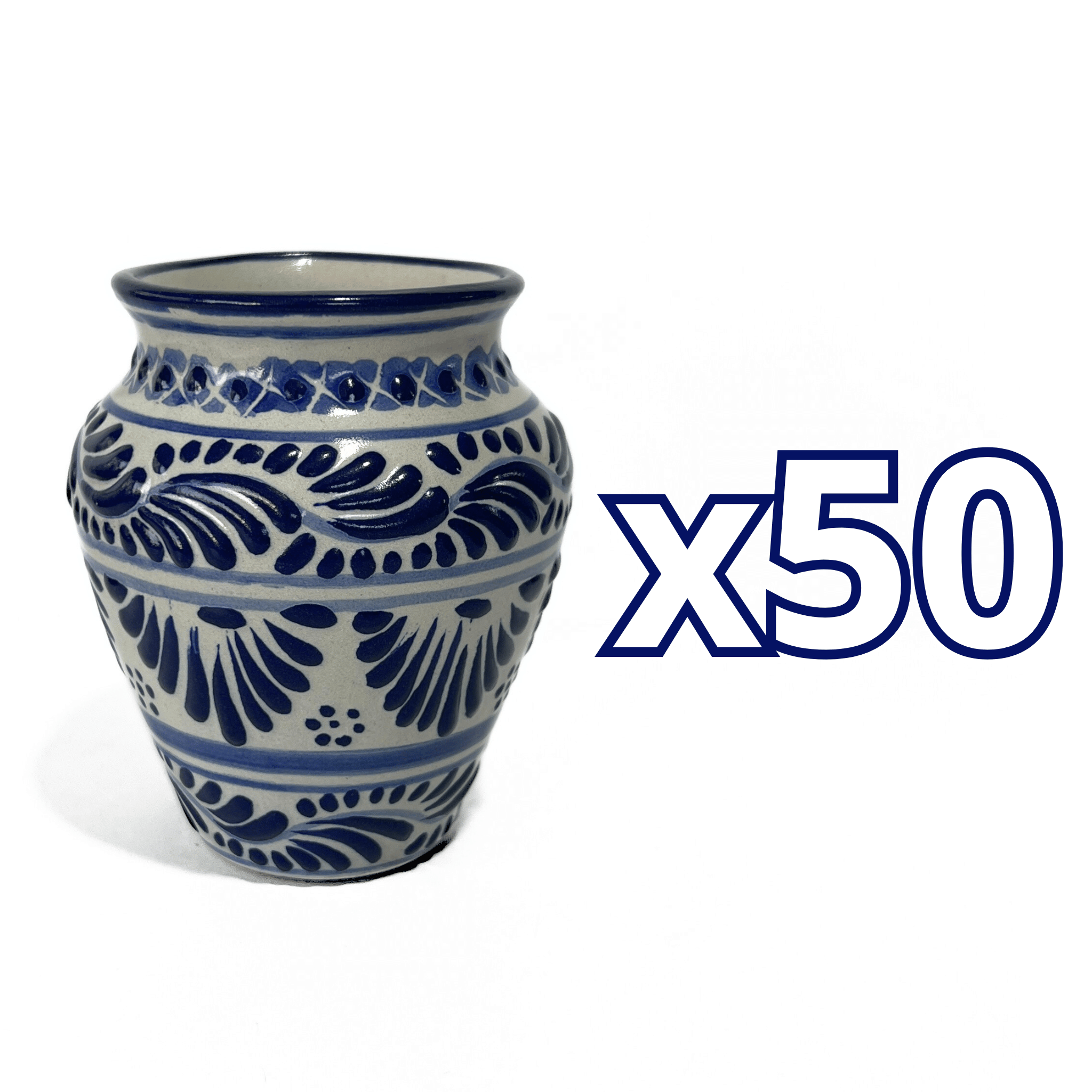 CANTARITO NO PERSONALIZADO FONDO TRADICIONAL CENEFA AZUL COBALTO