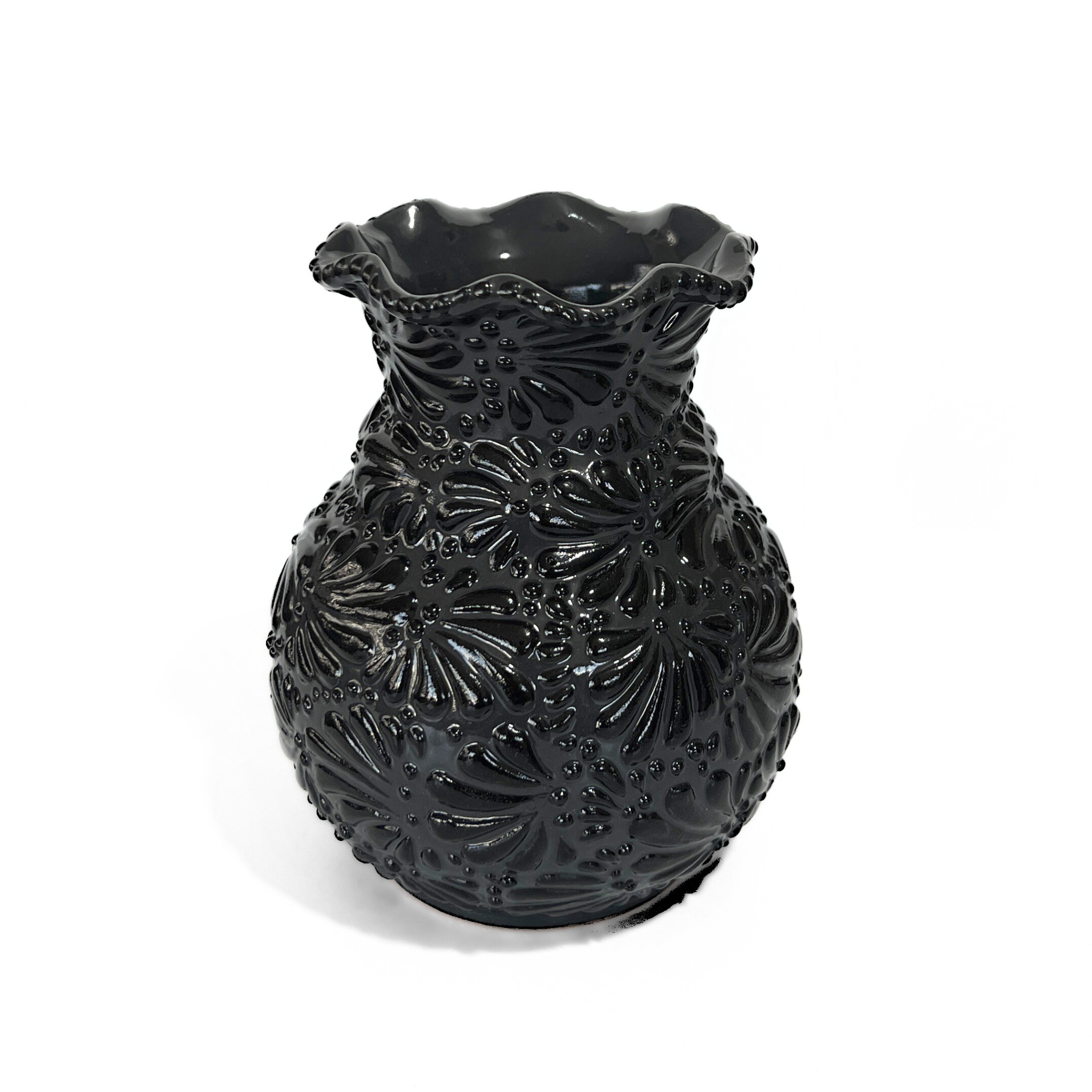FLORERO ONDAS 17 CM NO PERSONALIZADO MIK SUPER BLACK