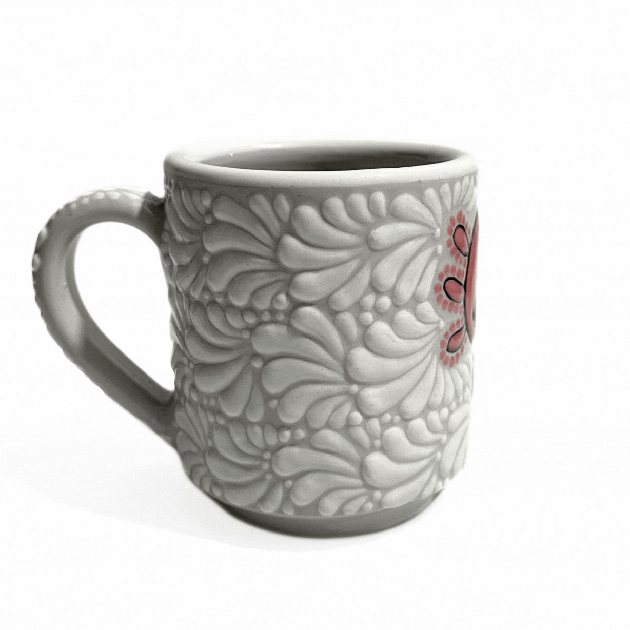 TAZA RECTA ESTANDAR FONDO TRADICIONAL MIK BLANCO AJOLOTE