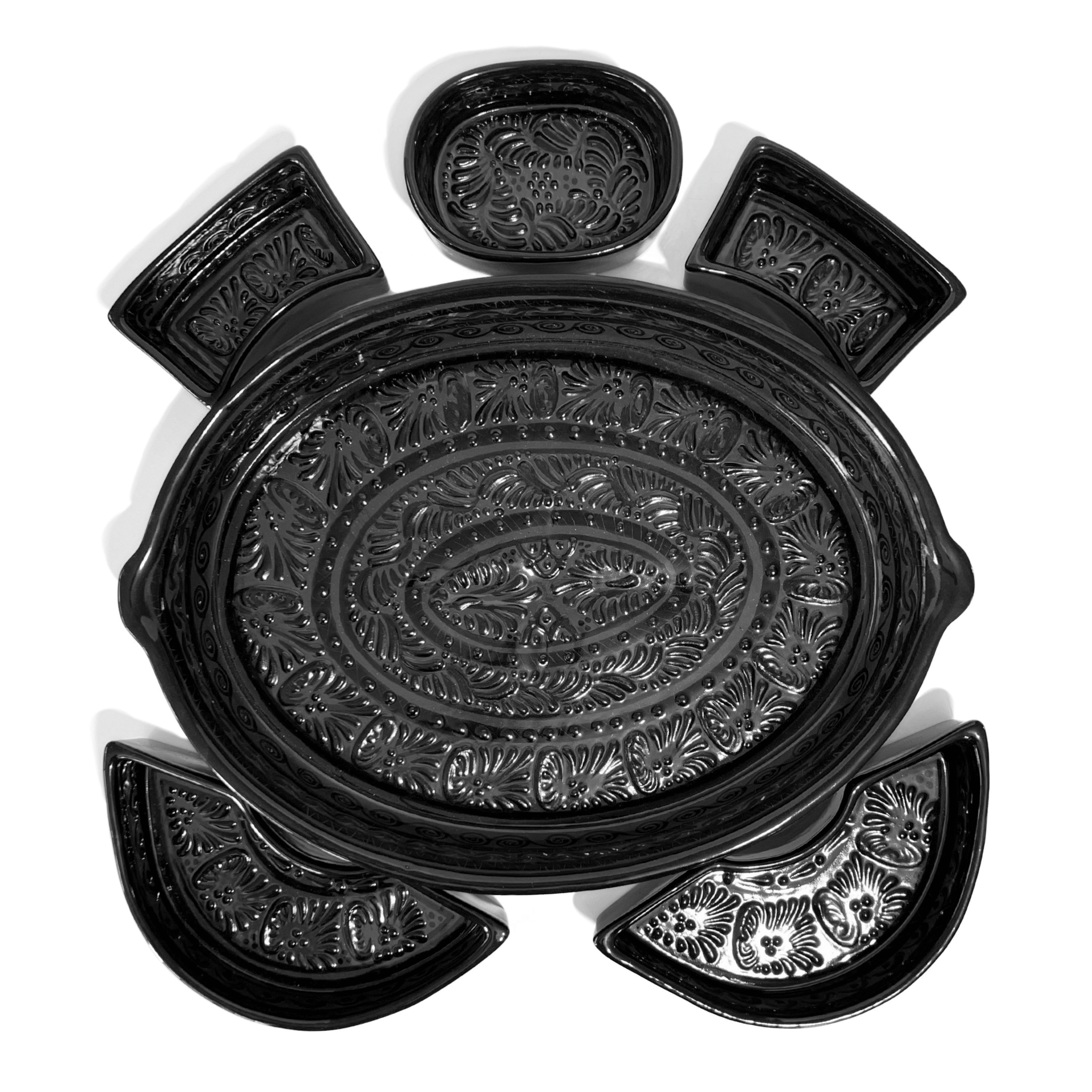 BOTANERO OVALADO CENEFA SUPER BLACK