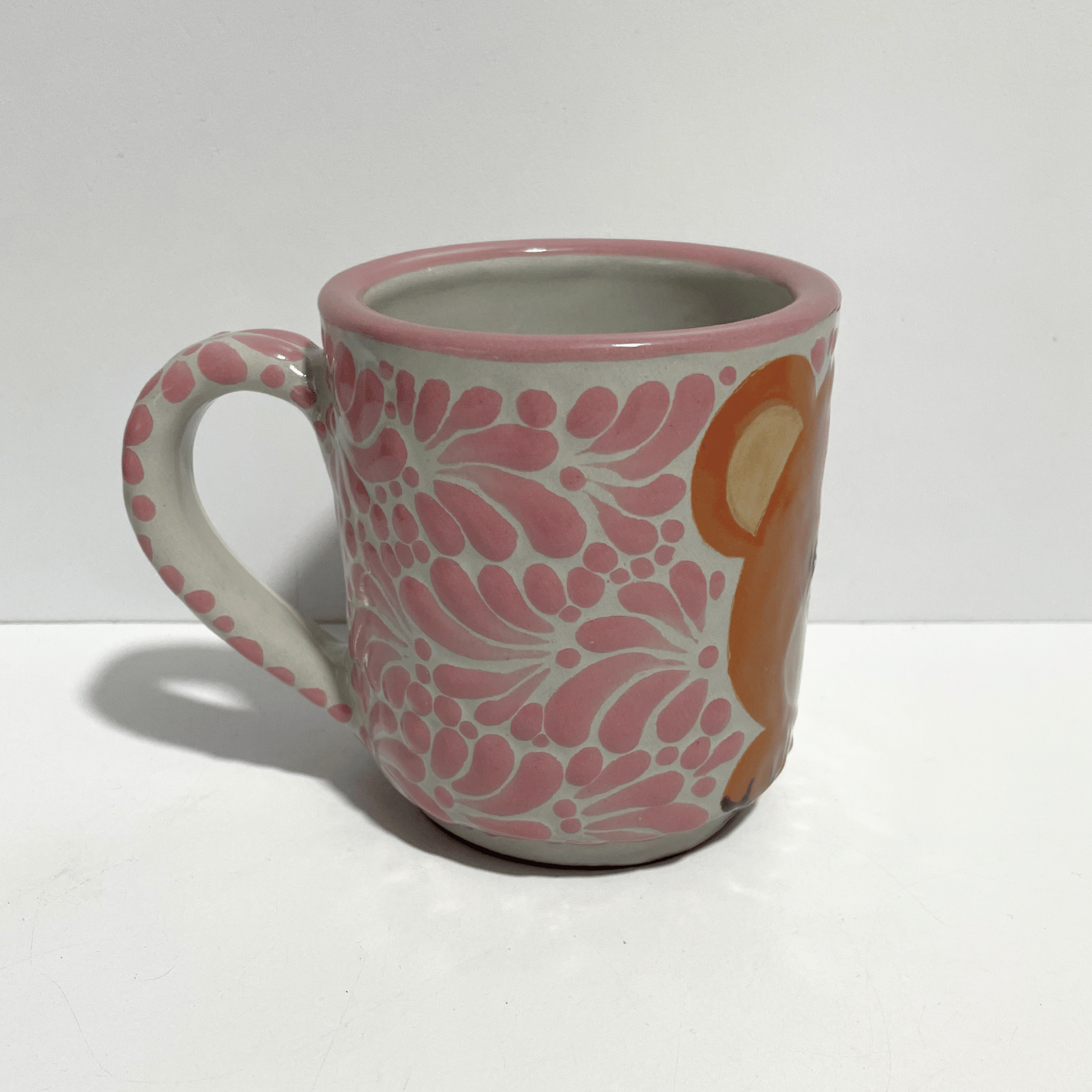 TAZA RECTA ESTANDAR FONDO TRADICIONAL MIK ROSA OSITO