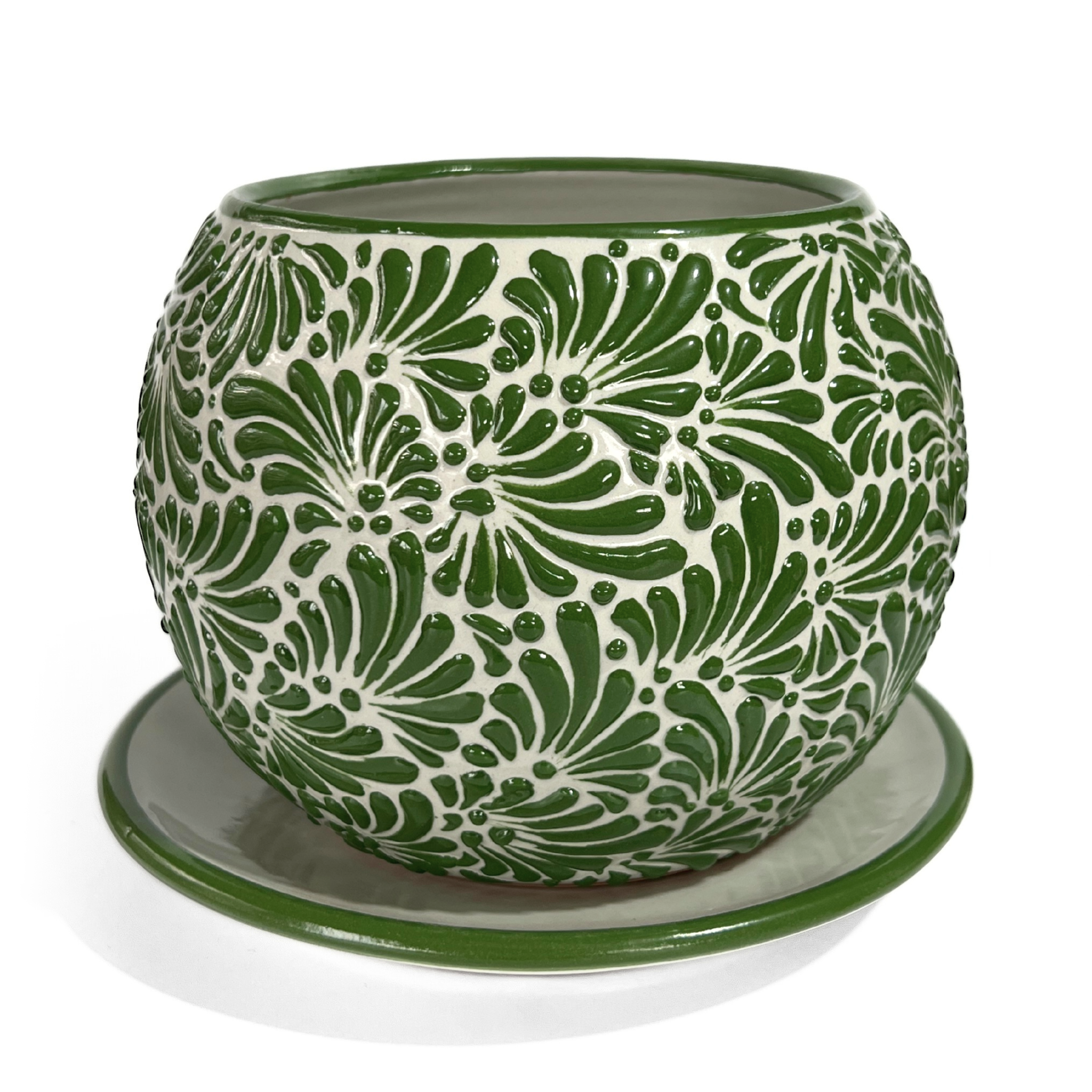 MACETA BULE 15 CM FONDO TRADICIONAL MIK VERDE BANDERA
