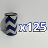 TEQUILERO NO PERSONALIZADO FONDO TRADICIONAL DECORADO ZIG ZAG AZUL COBALTO