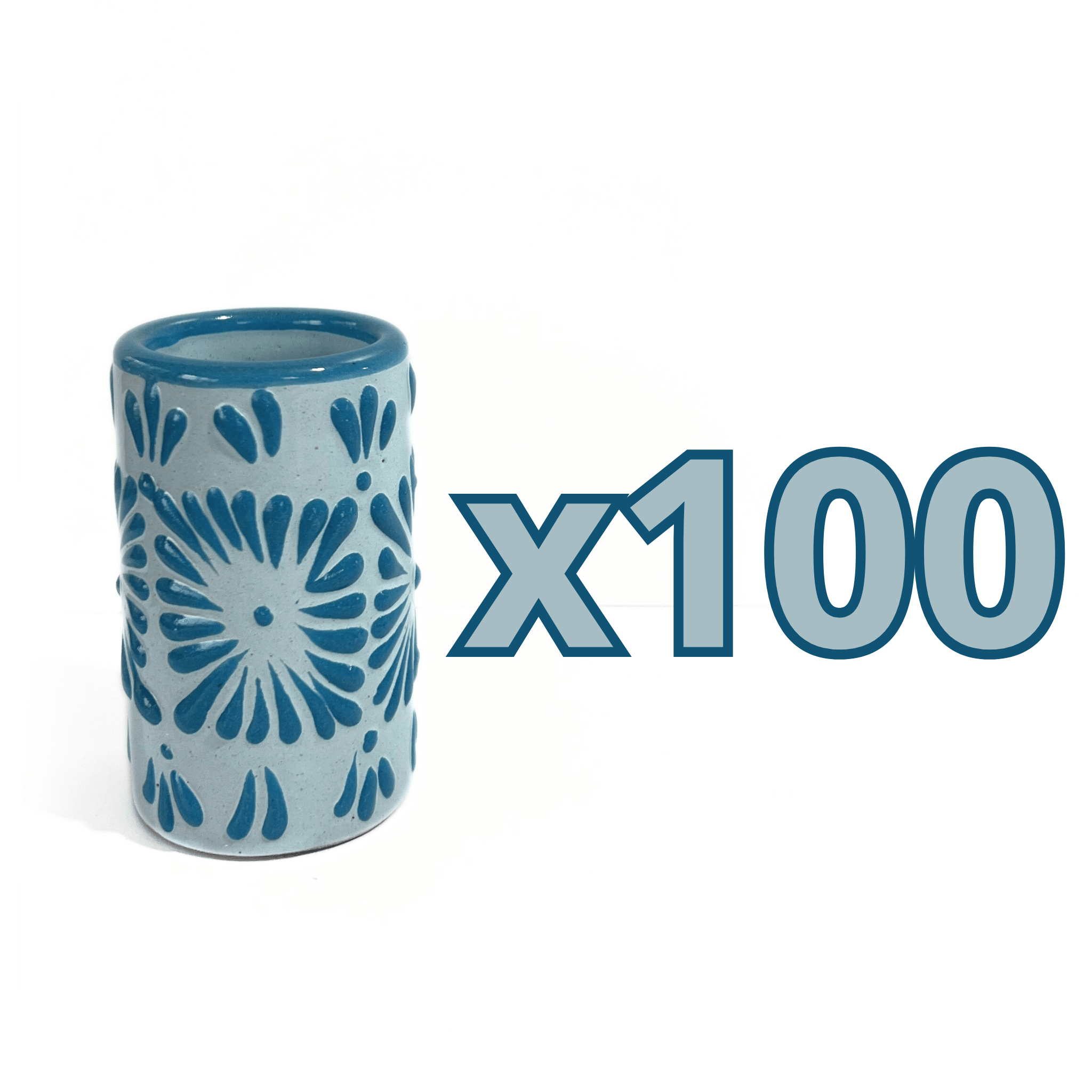 TEQUILERO NO PERSONALIZADO FONDO BABY BLUE CENEFA AZUL TURQUESA