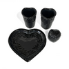 SET TEQUILERO CORAZON 4 PIEZAS MIK CENEFA SUPER BLACK