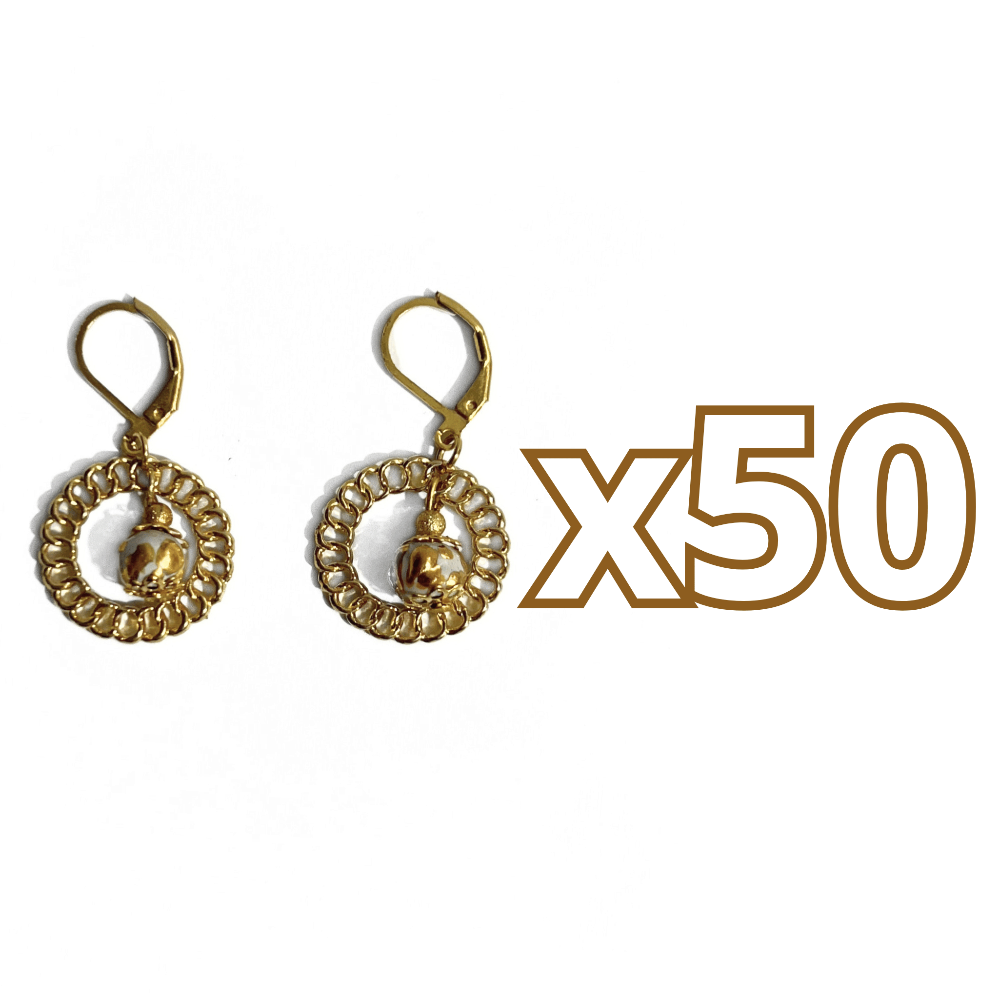 ARETES AROS ESFERA FONDO TRADICIONAL DESTELLOS DE ORO