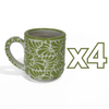 TAZA RECTA ESTANDAR FONDO TRADICIONAL MIK VERDE LIMON
