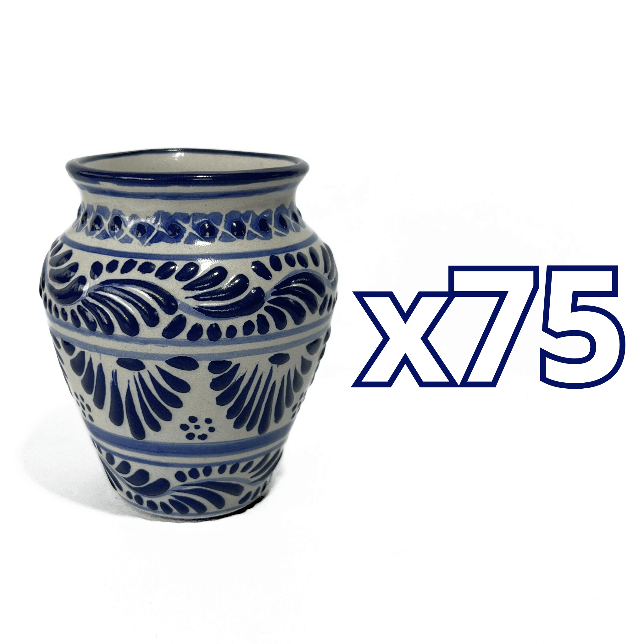 CANTARITO NO PERSONALIZADO FONDO TRADICIONAL CENEFA AZUL COBALTO