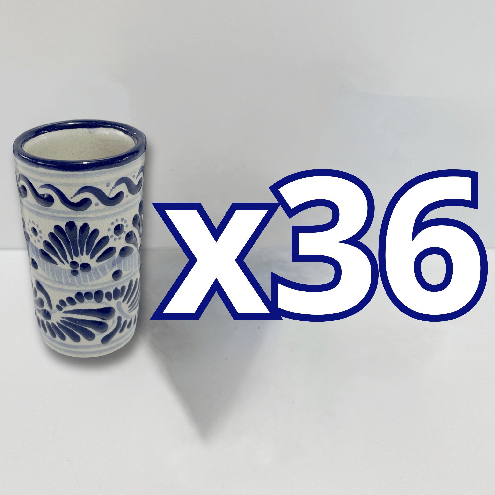 TEQUILERO NO PERSONALIZADO FONDO TRADICIONAL CENEFA CLASICO AZUL COBALTO