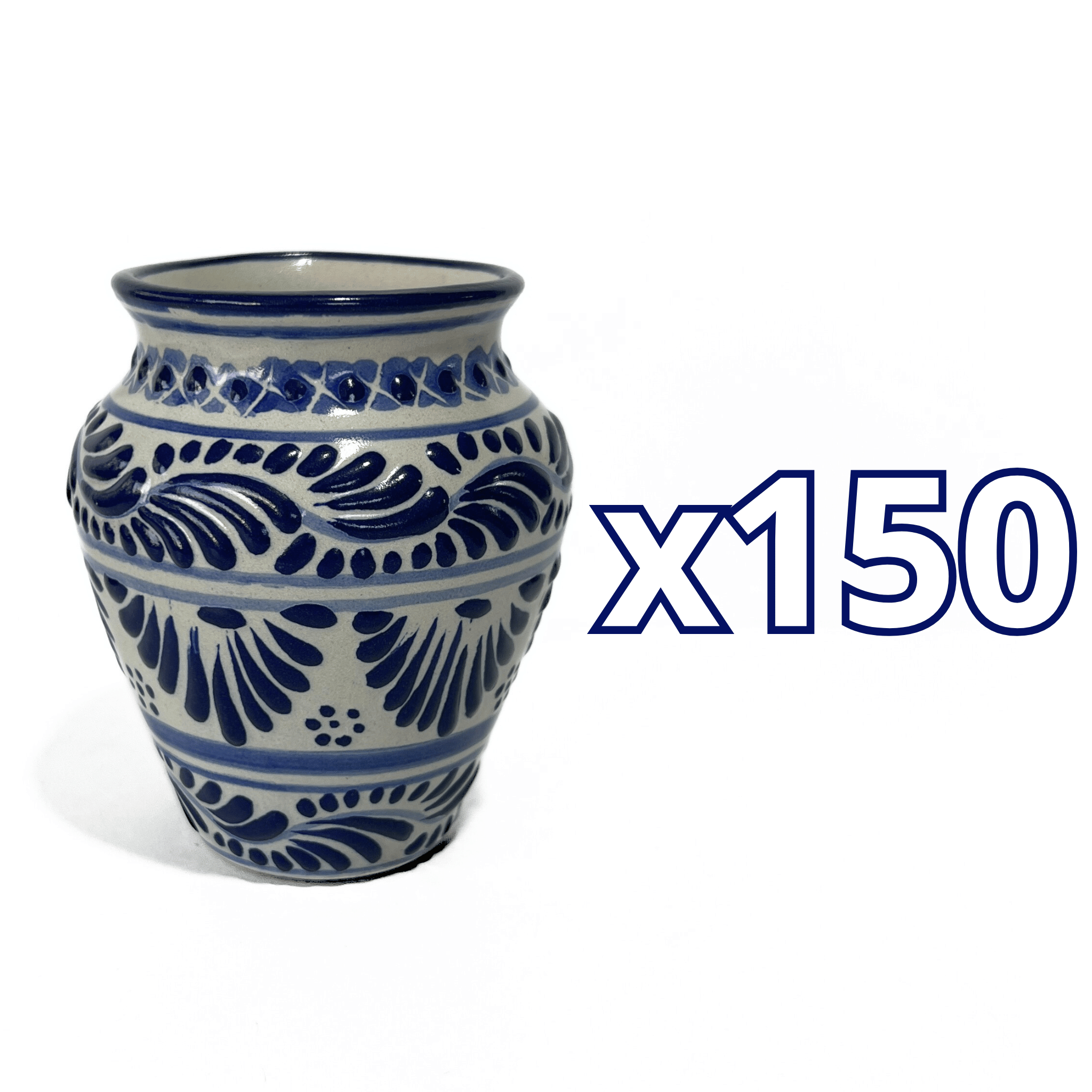 CANTARITO NO PERSONALIZADO FONDO TRADICIONAL CENEFA AZUL COBALTO