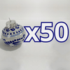 ESFERA NAVIDEÑA FONDO TRADICIONAL CENEFA AZUL COBALTO