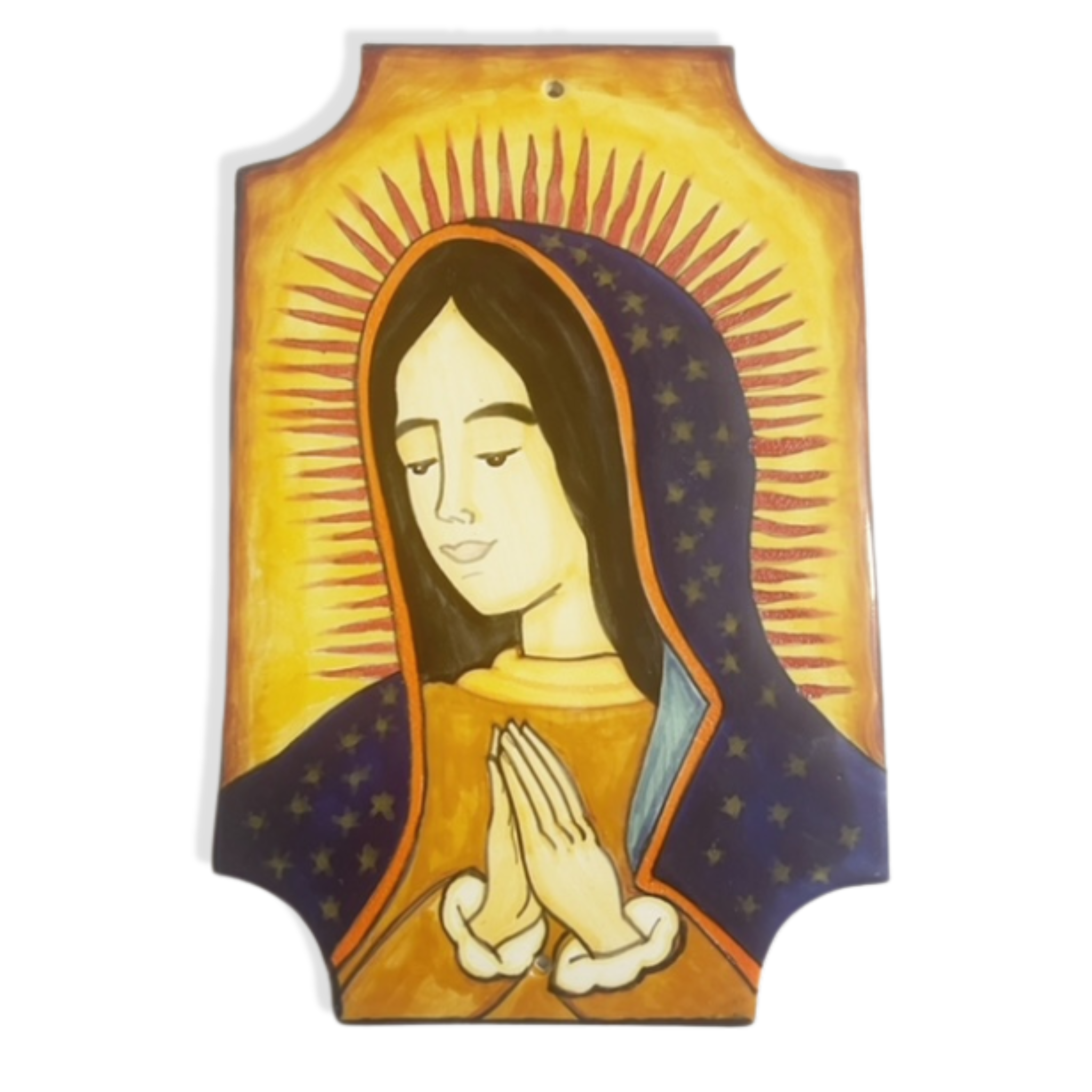 PLACA SEMICUADRADA VIRGENCITA