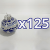 ESFERA NAVIDEÑA FONDO TRADICIONAL CENEFA AZUL COBALTO