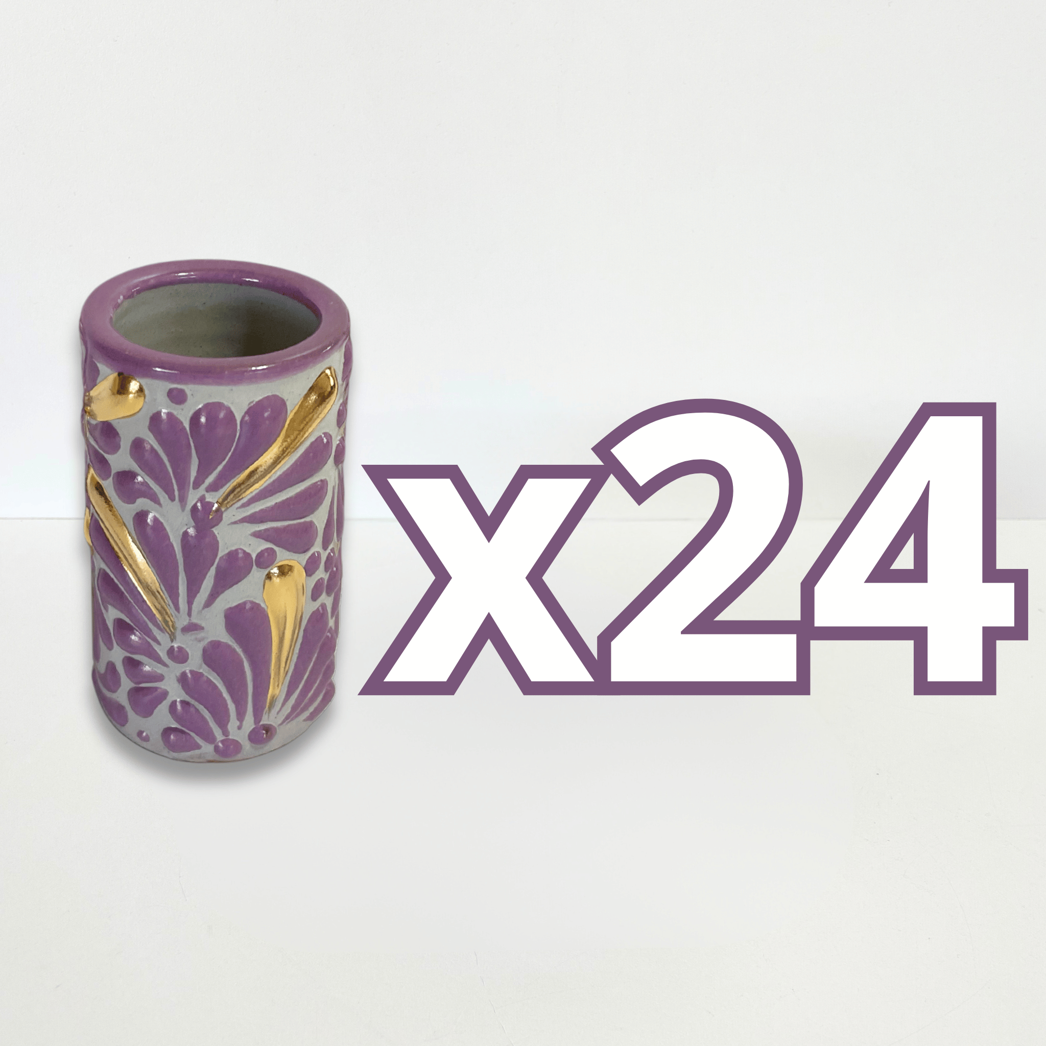 TEQUILERO NO PERSONALIZADO FONDO TRADICIONAL MIK MORADO DESTELLOS DE ORO