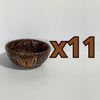 TAZON 15 CM FONDO CAFE MIK CAFE CHOCOLATE MARIPOSAS