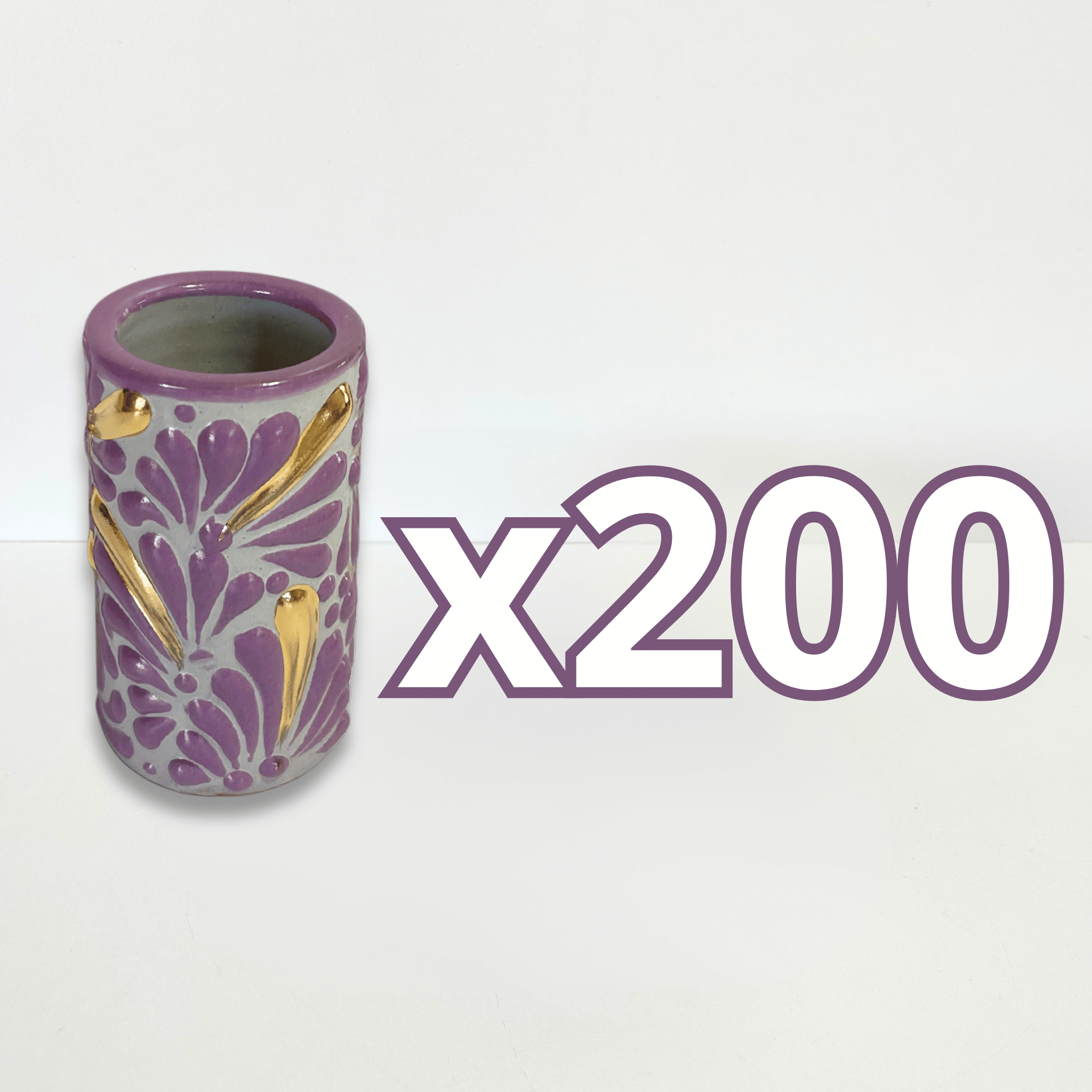 TEQUILERO NO PERSONALIZADO FONDO TRADICIONAL MIK MORADO DESTELLOS DE ORO