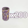 TEQUILERO NO PERSONALIZADO FONDO TRADICIONAL MIK MORADO DESTELLOS DE ORO