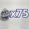 ESFERA NAVIDEÑA FONDO TRADICIONAL CENEFA AZUL COBALTO