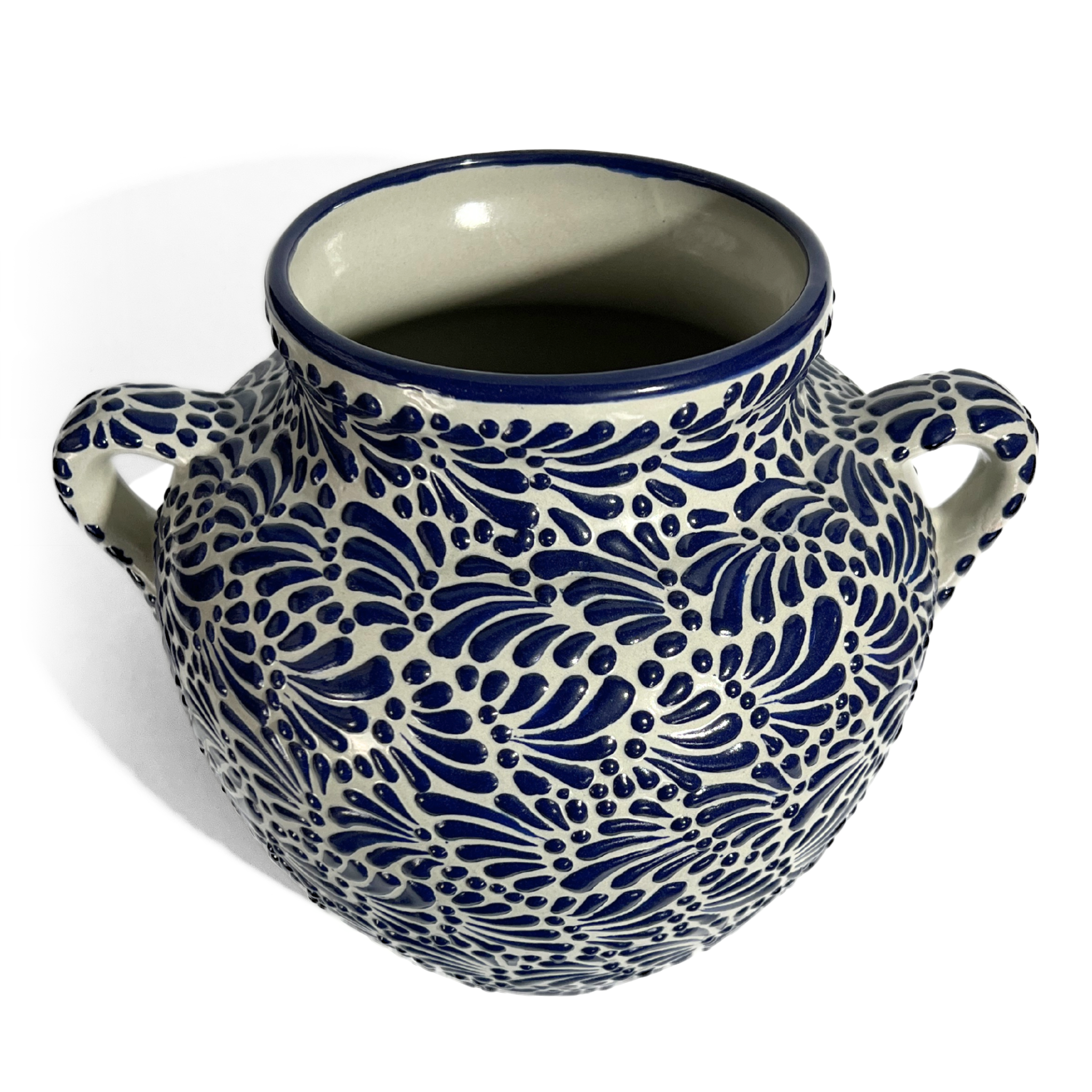 MACETA CUBANA GRANDE FONDO TRADICIONAL MIK AZUL COBALTO