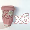 TERMO 15 CM SIN ASA FONDO TRADICIONAL MIK ROSA MARGARITAS