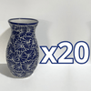 FLORERO BOLICHE 25 CM FONDO TRADICIONAL MIK AZUL COBALTO