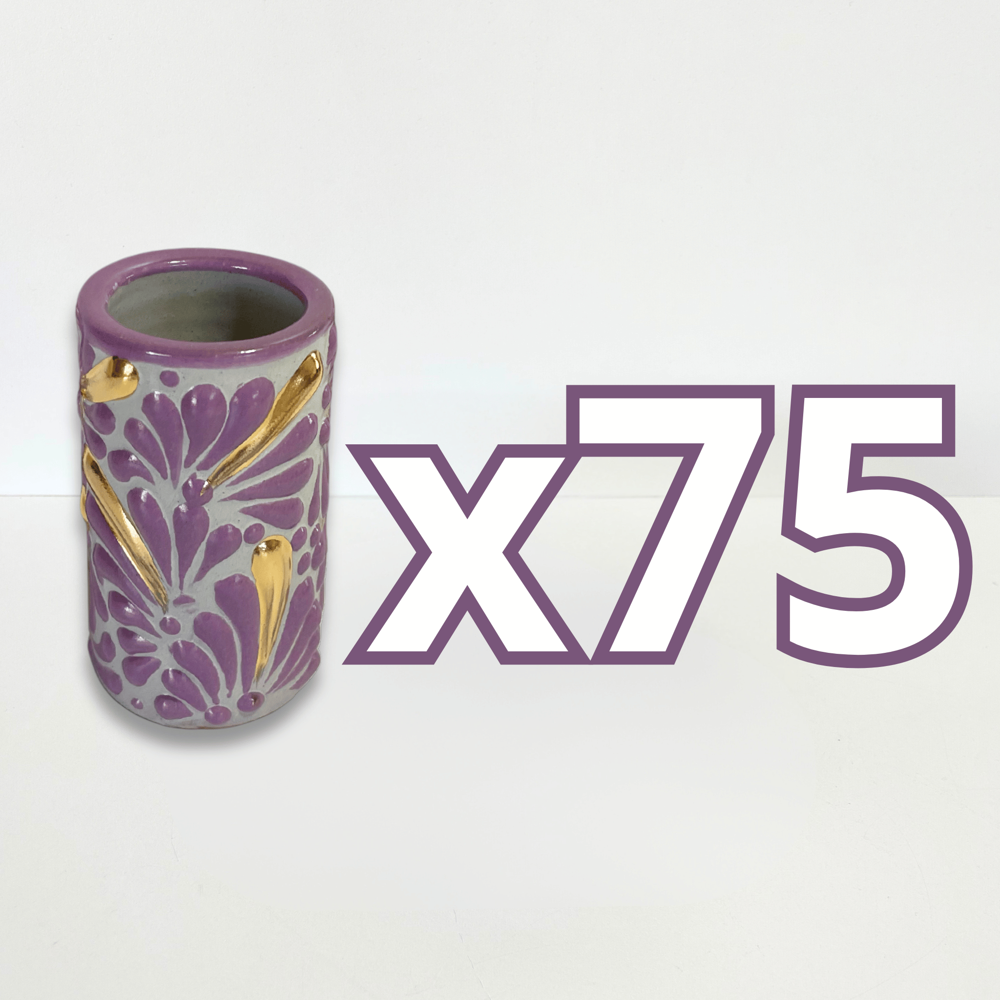 TEQUILERO NO PERSONALIZADO FONDO TRADICIONAL MIK MORADO DESTELLOS DE ORO