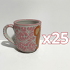 TAZA RECTA ESTANDAR FONDO TRADICIONAL MIK ROSA OSITO
