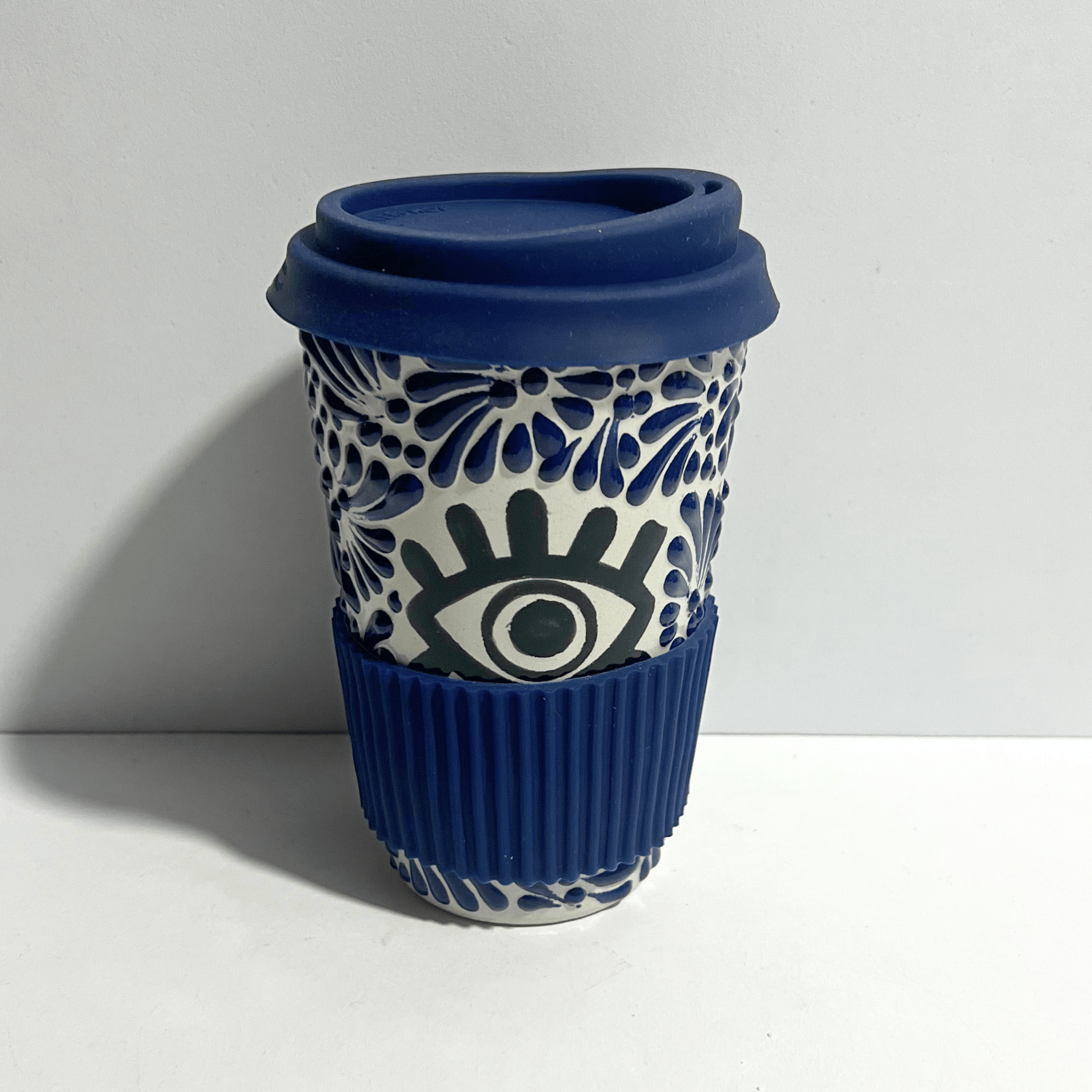 TERMO 15 CM SIN ASA FONDO TRADICIONAL MIK AZUL COBALTO OJO