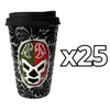 TERMO 15 CM SIN ASA FONDO TRADICIONAL MIK NEGRO LUCHADOR TRICOLOR