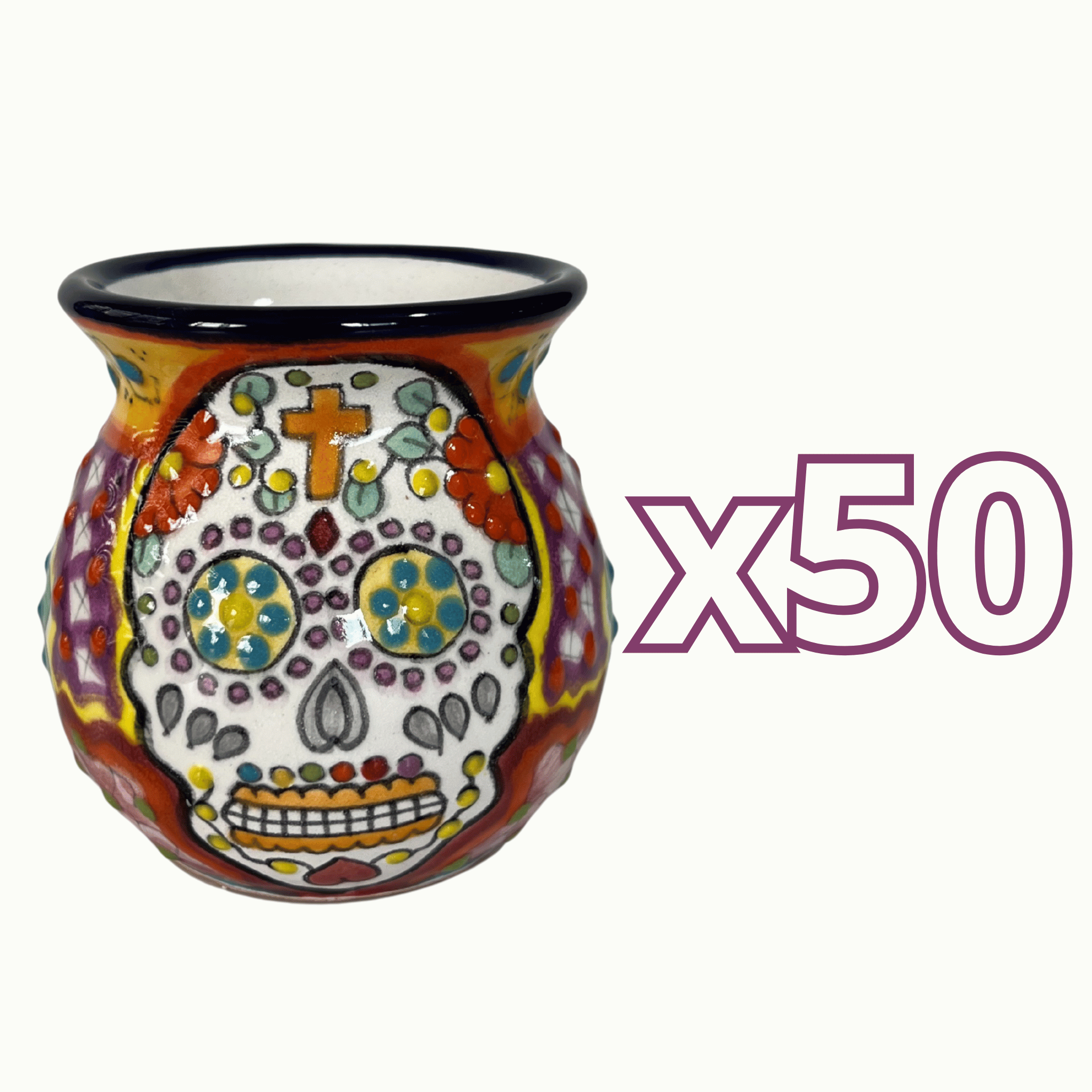 JARRO CALAVERA MULTICOLOR