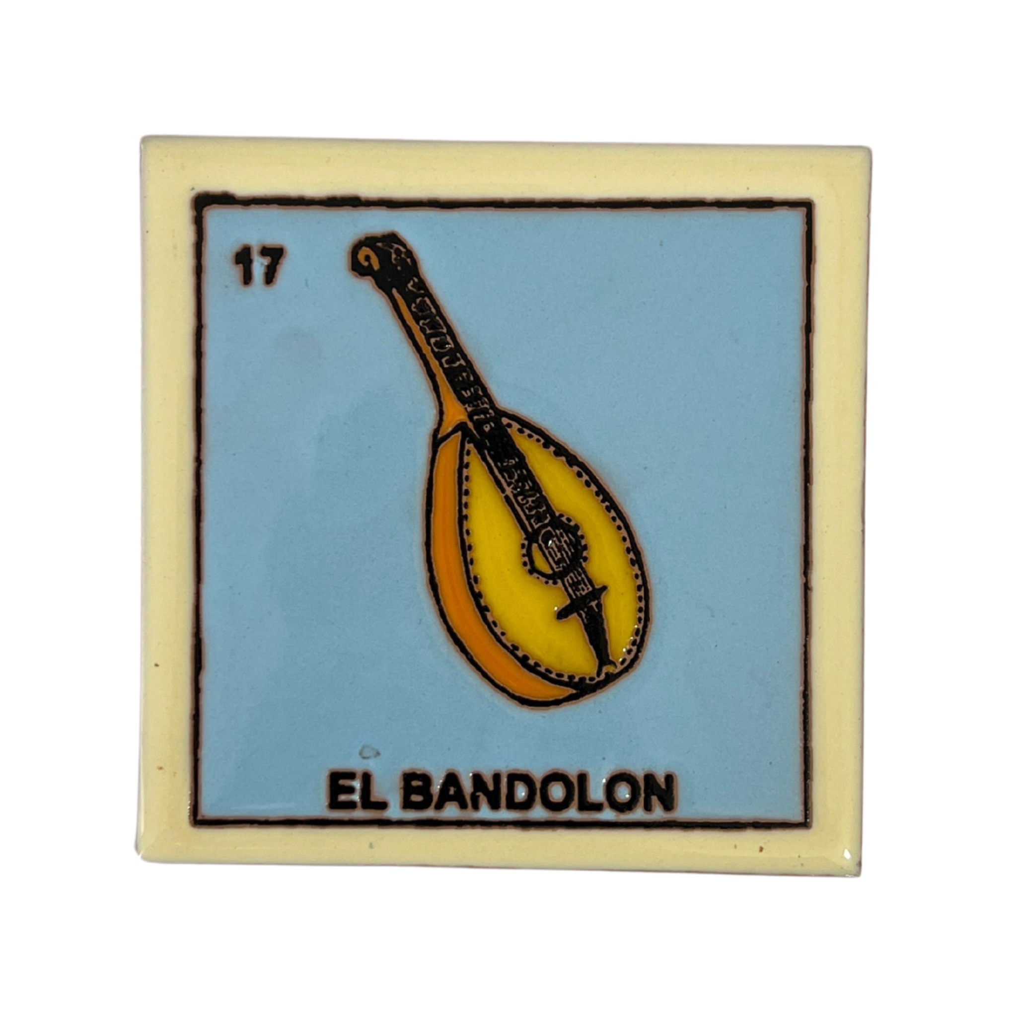 MOSAICO 10 CM LOTERIA EL BANDOLON