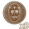 PLATO PLANO CALAVERA CAFE