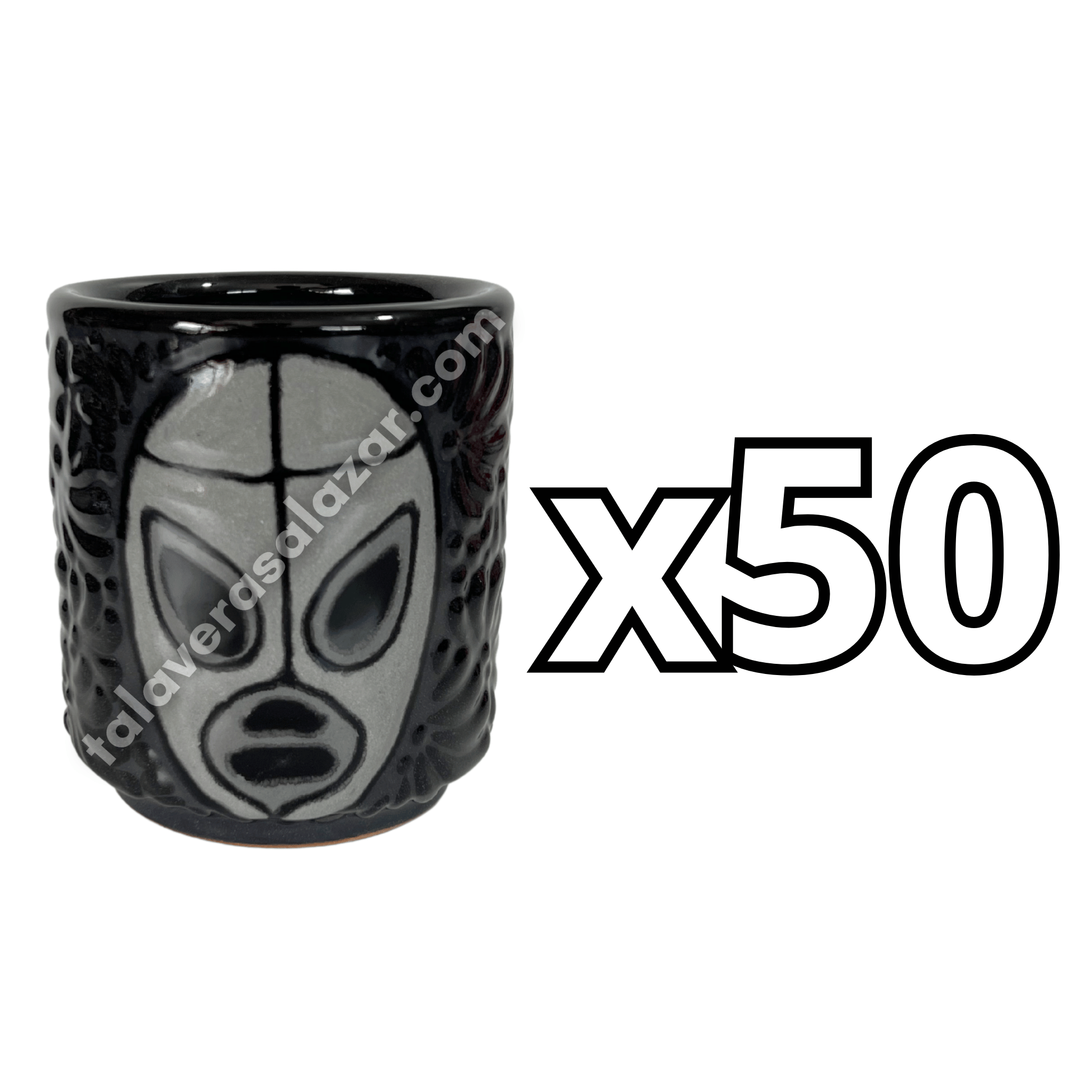 TAZA RECTA ESTANDAR MIK SUPER BLACK LUCHADOR