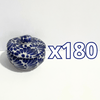 ALHAJERO TAPA BOTON CHICO NO PERSONALIZADO FONDO TRADICIONAL MIK AZUL COBALTO