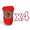 TERMO 15 CM SIN ASA FONDO TRADICIONAL MIK ROJO FRESAS
