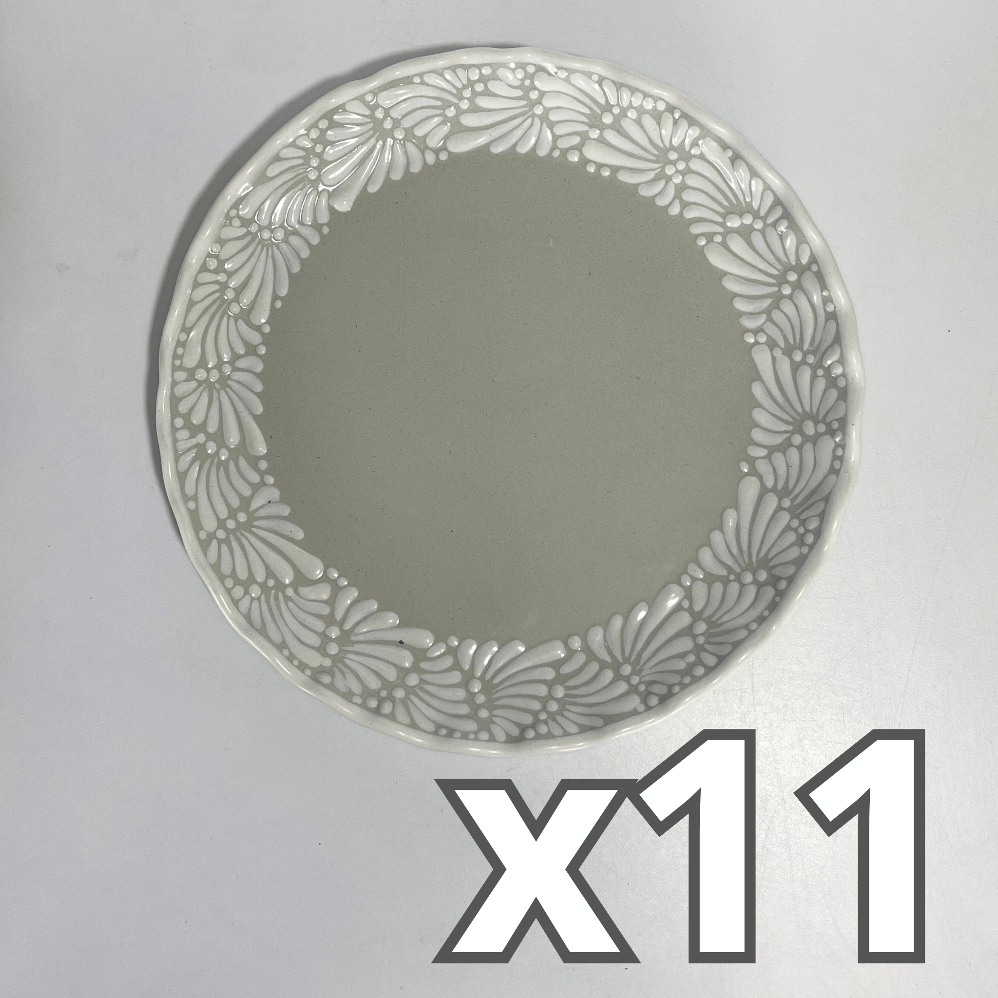 PLATO ONDULADO FONDO TRADICIONAL MIK CENEFA BLANCO