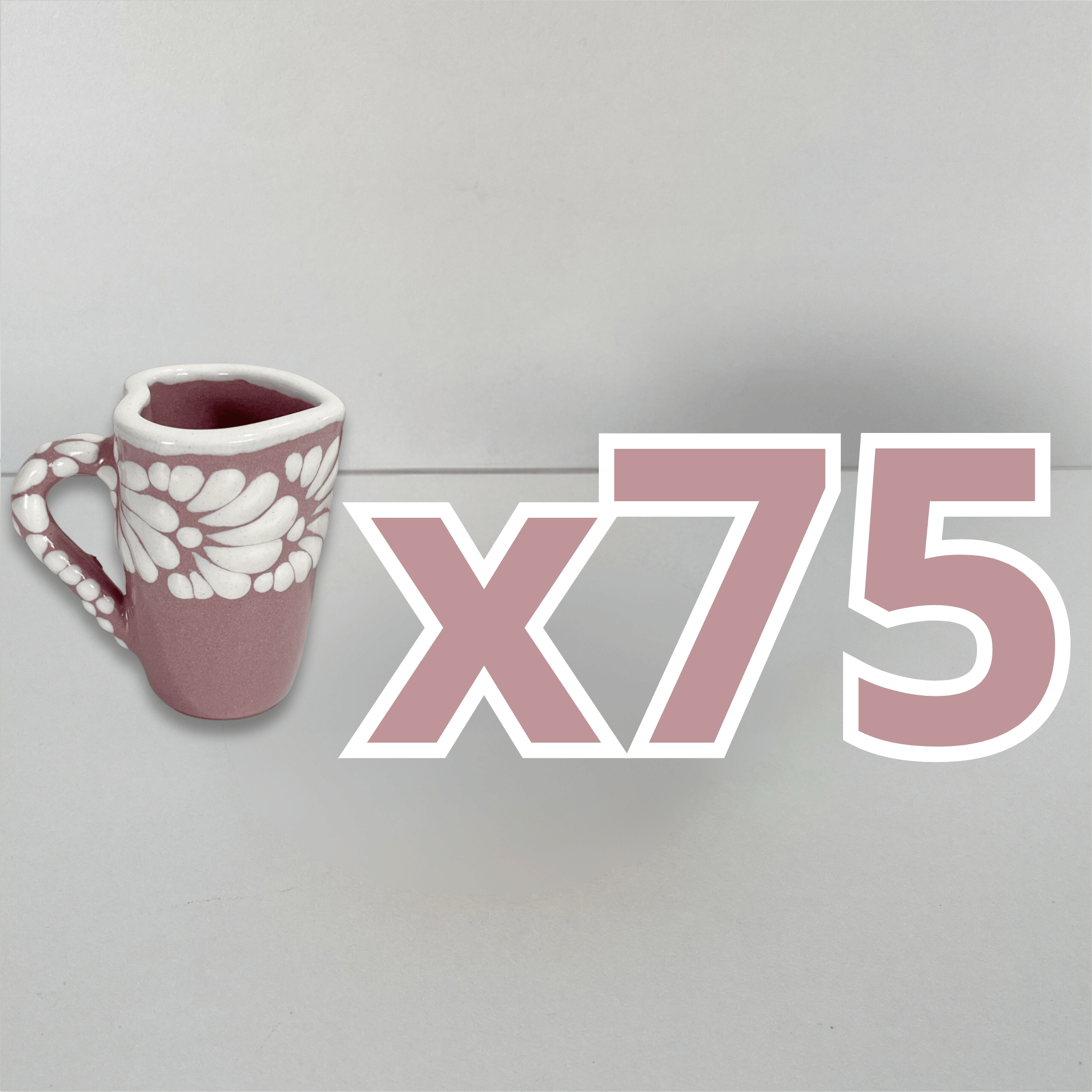 TEQUILERO CORAZON CON ASA NO PERSONALIZADO FONDO ROSA CENEFA MIK BLANCO