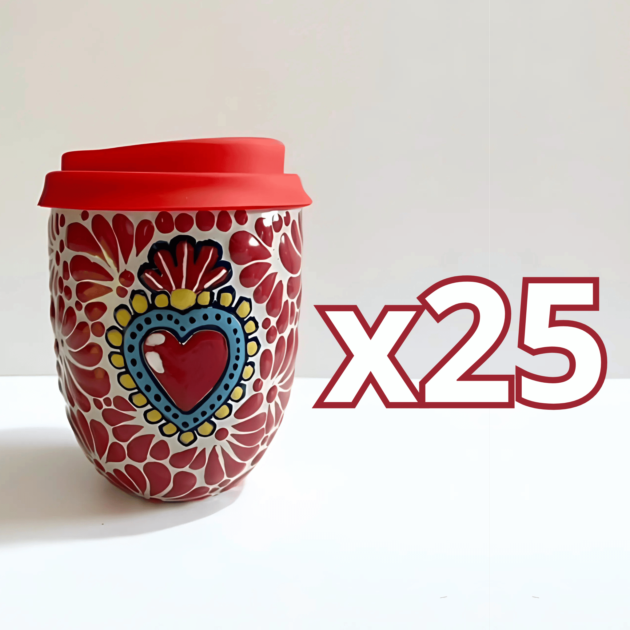TERMO BOLITA FONDO TRADICIONAL MIK ROJO SAGRADO CORAZON