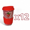 TERMO 15 CM SIN ASA FONDO TRADICIONAL MIK ROJO FRESAS