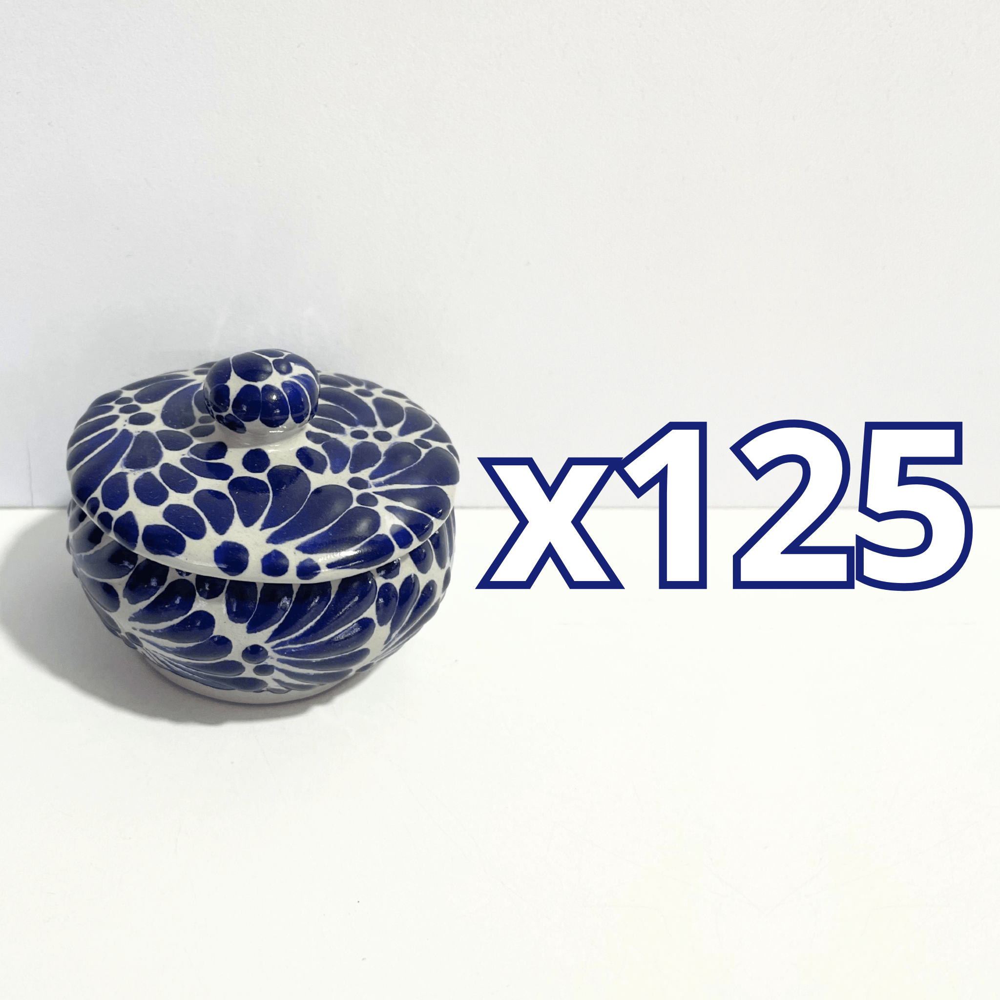 ALHAJERO TAPA BOTON CHICO NO PERSONALIZADO FONDO TRADICIONAL MIK AZUL COBALTO