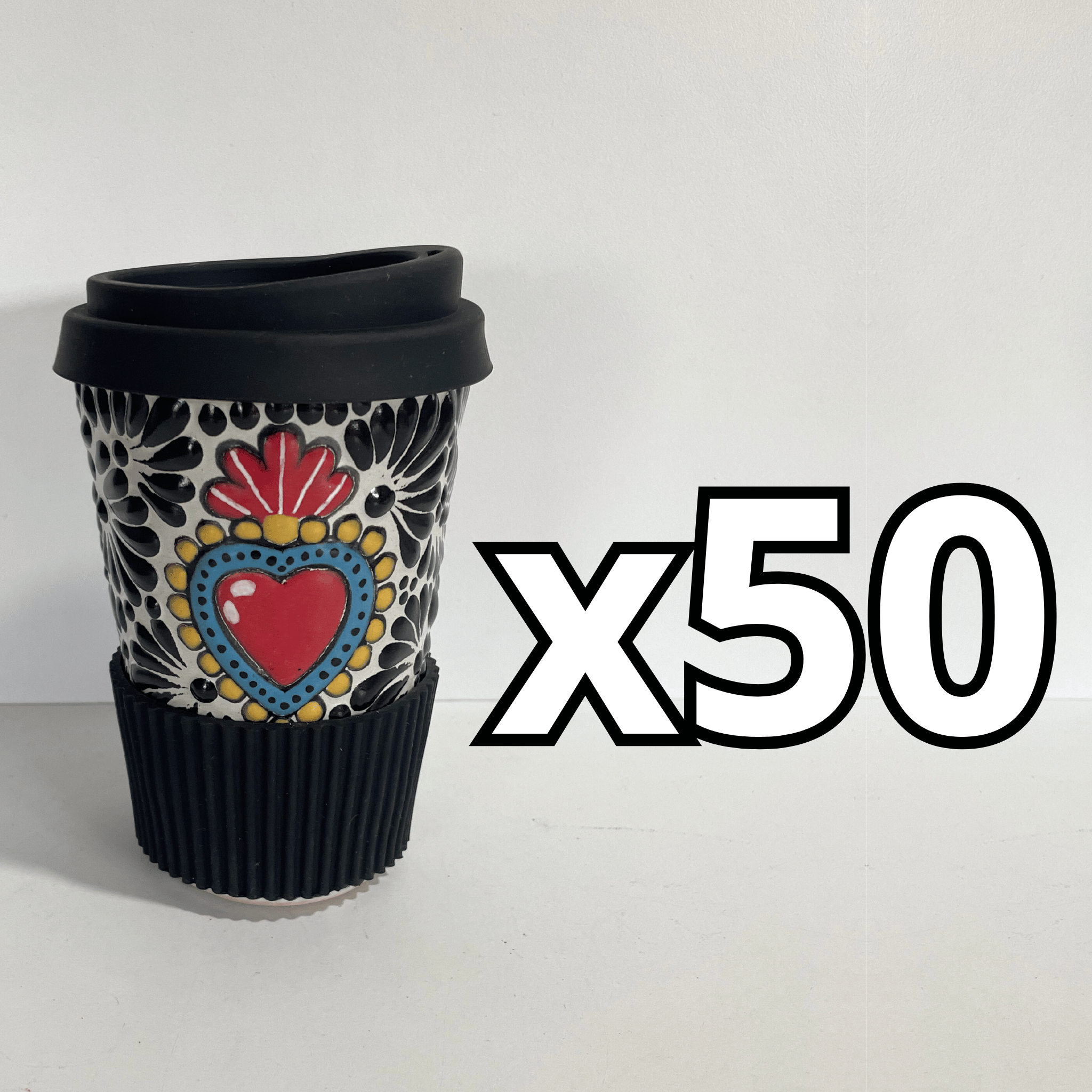 TERMO 15 CM SIN ASA FONDO TRADICIONAL MIK NEGRO SAGRADO CORAZON