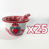 SALSERA SAGRADO CORAZON FONDO BLANCO CENEFA MIK ROJO