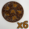 PLATO PLANO FONDO CAFE MIK CAFE CHOCOLATE MARIPOSAS