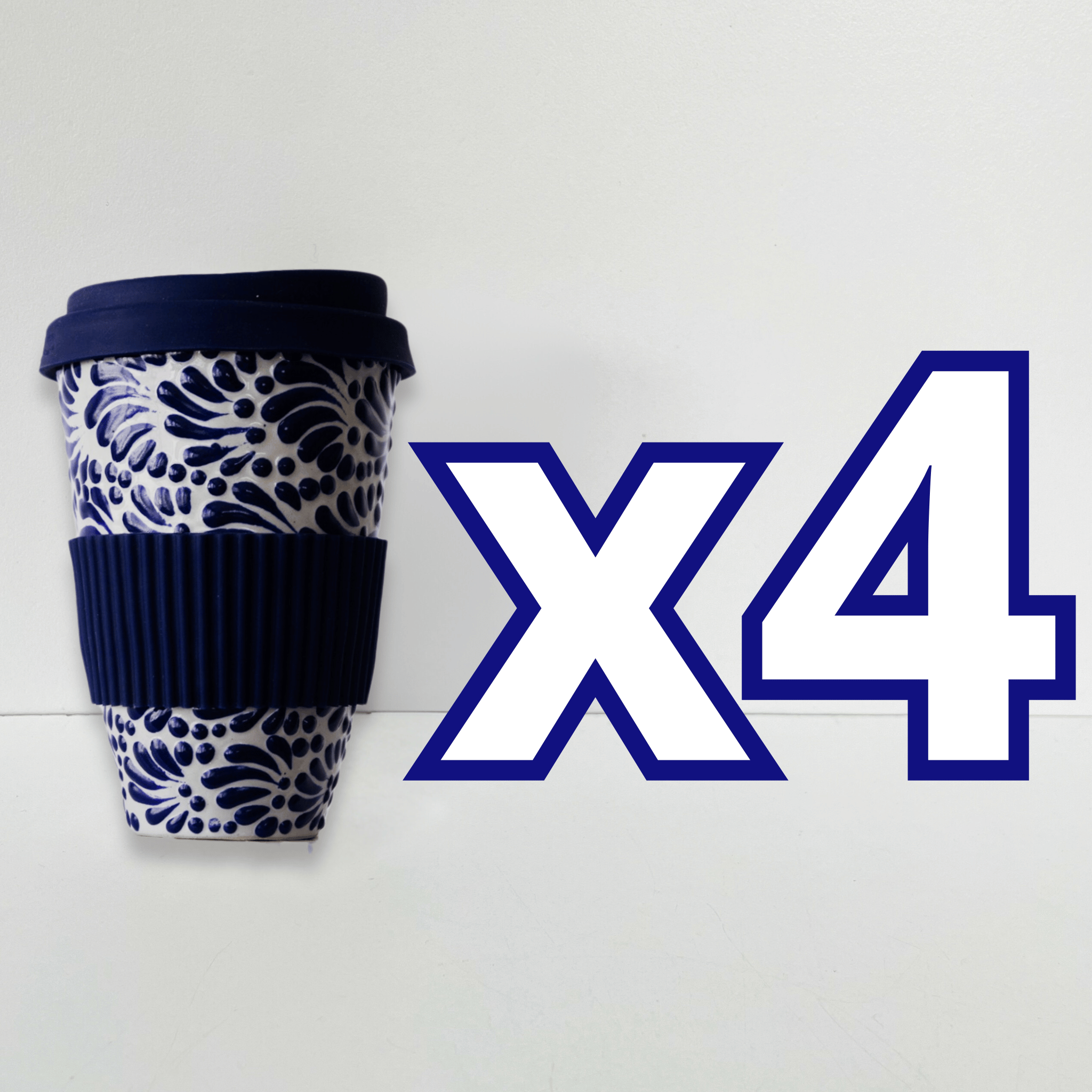 TERMO 15 CM SIN ASA FONDO TRADICIONAL MIK AZUL COBALTO