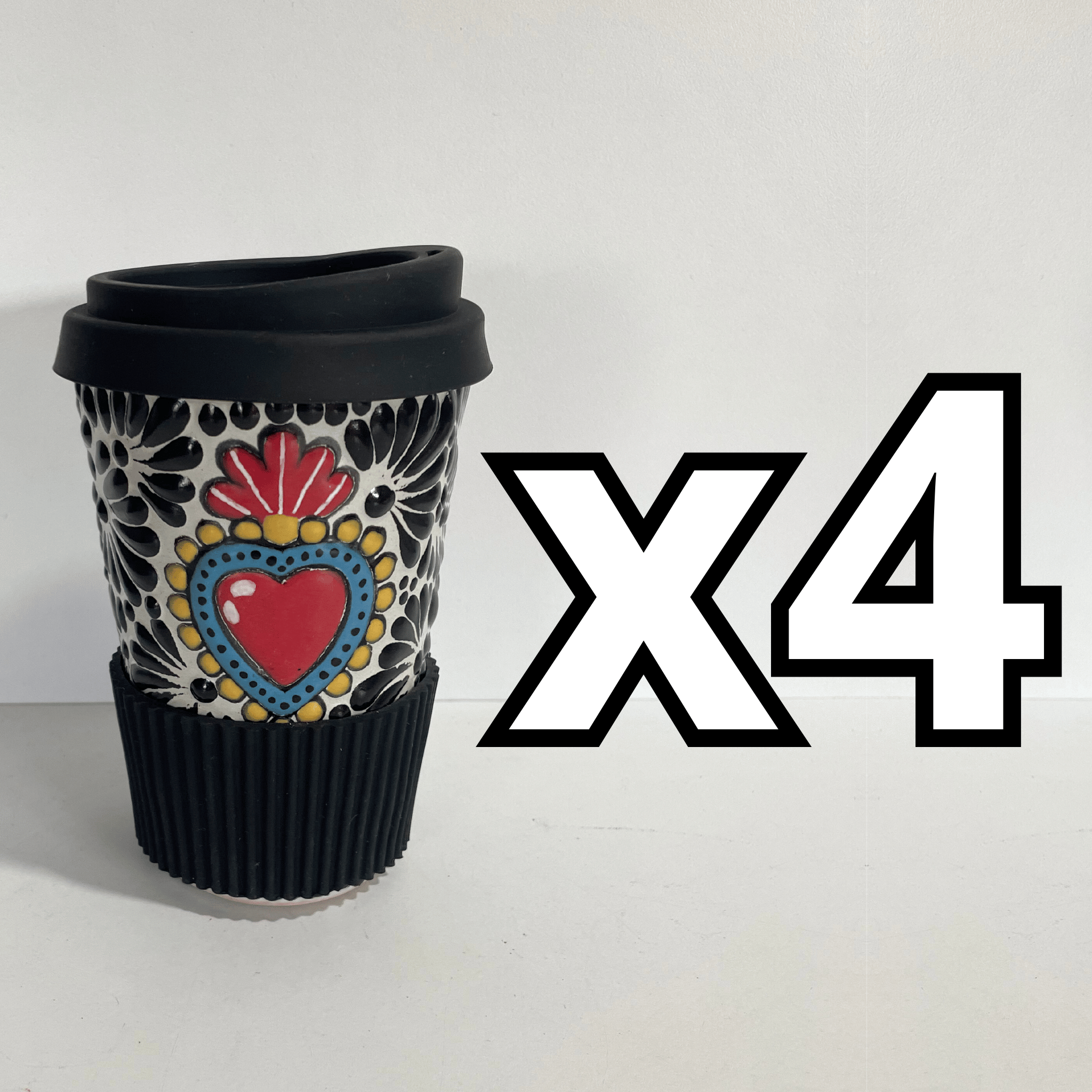 TERMO 15 CM SIN ASA FONDO TRADICIONAL MIK NEGRO SAGRADO CORAZON