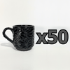TAZA RECTA 8 CM MIK SUPER BLACK