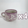 TAZA CHOCOLATERA MEDIANA FONDO TRADICIONAL MIK MORADO