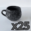 TAZA CHOCOLATERA MEDIANA MIK SUPER BLACK