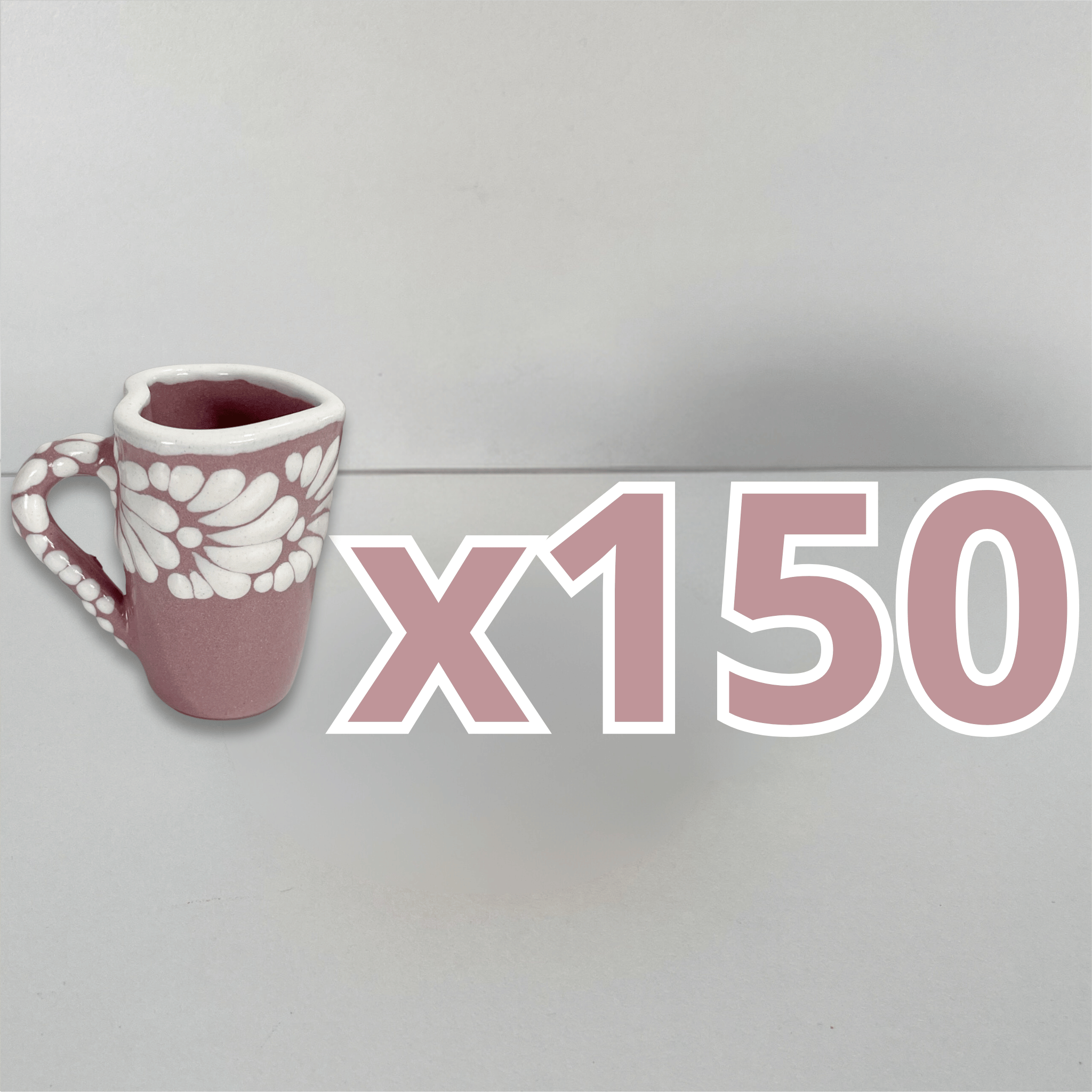 TEQUILERO CORAZON CON ASA NO PERSONALIZADO FONDO ROSA CENEFA MIK BLANCO